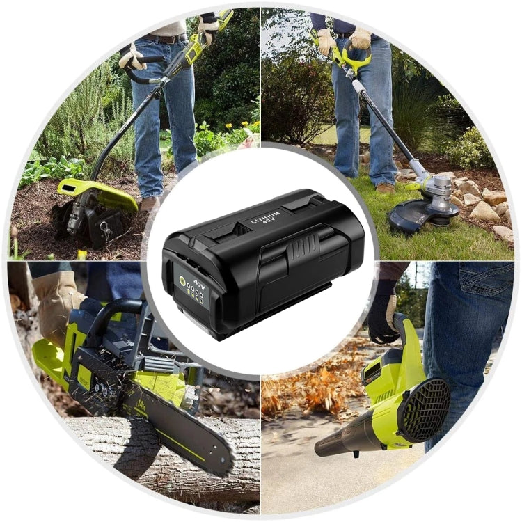 6000mAh For Ryobi OP4026A / OP4050 40V Lawn Mowers Lithium-ion Battery - Lawn Mower, Saws & Accessories by PMc TechLife | Online Shopping South Africa | PMc TechLife | Buy Now Pay Later Mobicred
