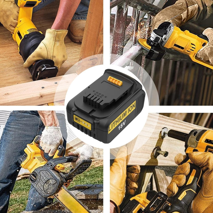 6000mAh For Dewalt DCB180 / DCB181 / DCB200 18V Electrical Tools Spare Battery - free shipping - PMc TechLife - Order now!