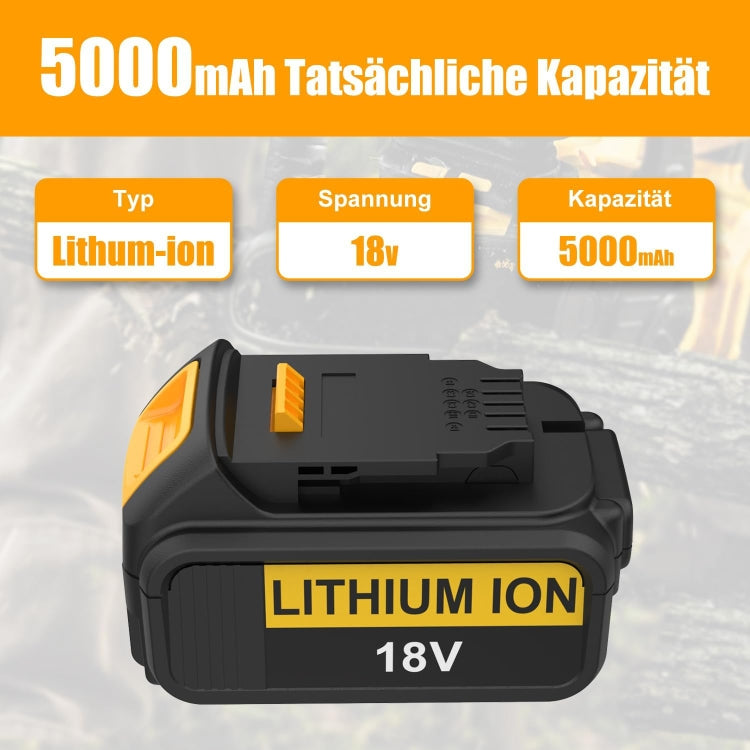 6000mAh For Dewalt DCB180 / DCB181 / DCB200 18V Electrical Tools Spare Battery - free shipping - PMc TechLife - Order now!
