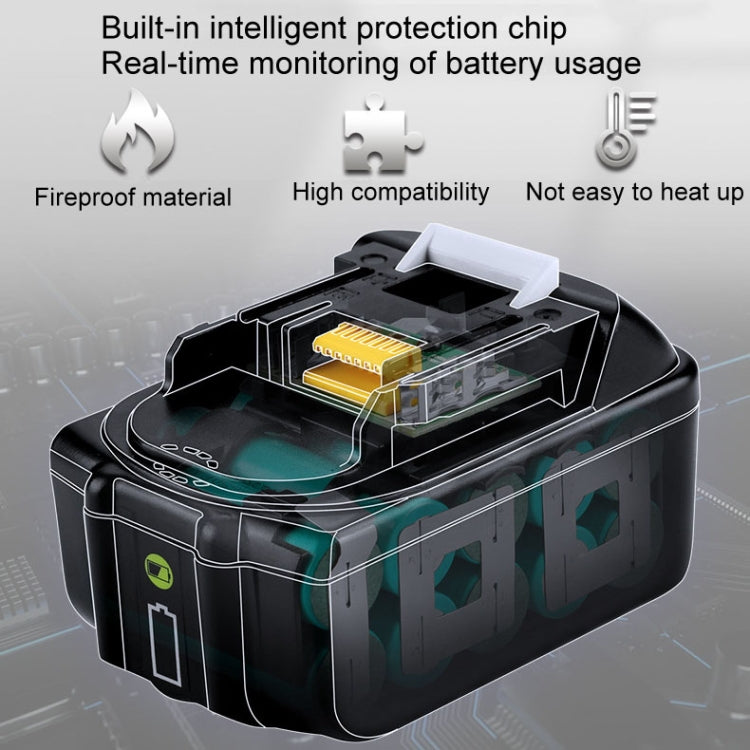 4000mAh For Makita BL1830 / BL1850 18V Cordless Power Tool Accessories Lithium Battery Pack - Electric Saws & Accessories by PMc TechLife | Online Shopping South Africa | PMc TechLife | Buy Now Pay Later Mobicred