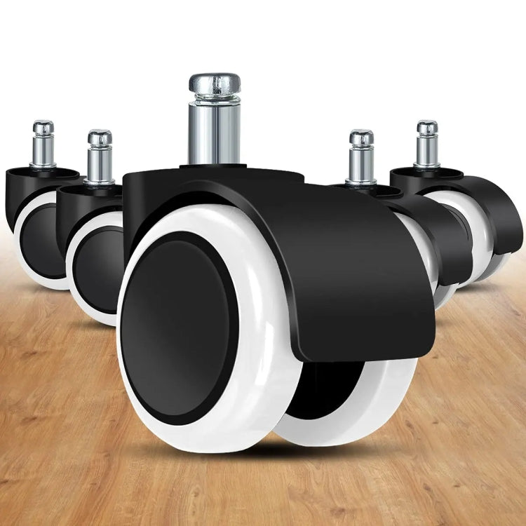 2 Inch 11 x 22mm Plunger Swivel Casters Chair Replacement Wheels(Gray) - Furniture Accessories by PMc TechLife | Online Shopping South Africa | PMc TechLife | Buy Now Pay Later Mobicred