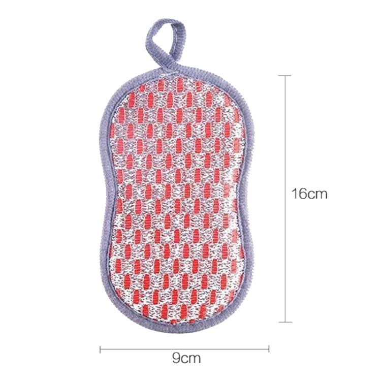 5pcs Double-sided Absorbent Kitchen Dishwashing Sponge Multifunctional Cleaning Rag, Style: Red - Cleaning Tools by PMC TechLife | Online Shopping South Africa | PMC TechLife | Buy Now Pay Later Mobicred
