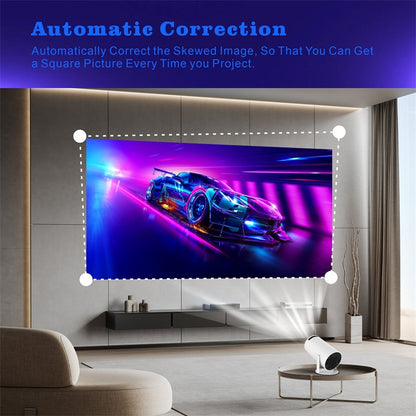 HY300 Smart Projector Android 11.0 System 120 Lumen Portable Projector US Plug - Mini Projector by PMC Jewellery | Online Shopping South Africa | PMC Jewellery