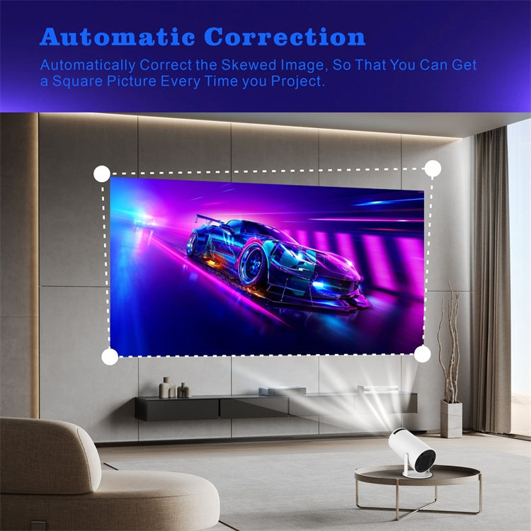 HY300 Smart Projector Android 11.0 System 120 Lumen Portable Projector EU Plug - Mini Projector by PMC TechLife | Online Shopping South Africa | PMC TechLife