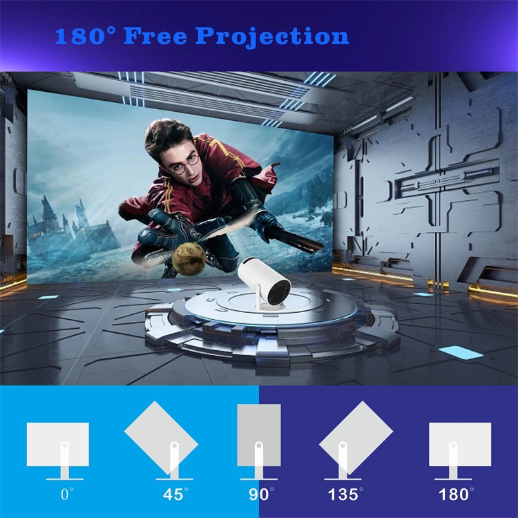 HY300 Smart Projector Android 11.0 System 120 Lumen Portable Projector AU Plug - Mini Projector by PMC TechLife | Online Shopping South Africa | PMC TechLife