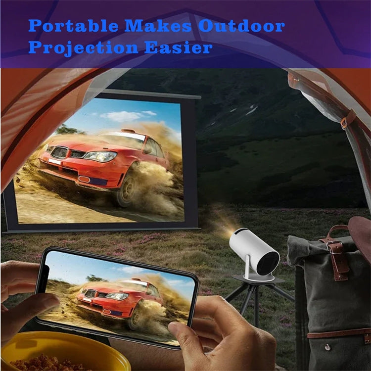 HY300 Smart Projector Android 11.0 System 120 Lumen Portable Projector EU Plug - Mini Projector by PMC TechLife | Online Shopping South Africa | PMC TechLife