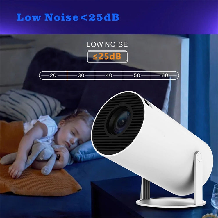 HY300 Smart Projector Android 11.0 System 120 Lumen Portable Projector EU Plug - Mini Projector by PMC TechLife | Online Shopping South Africa | PMC TechLife