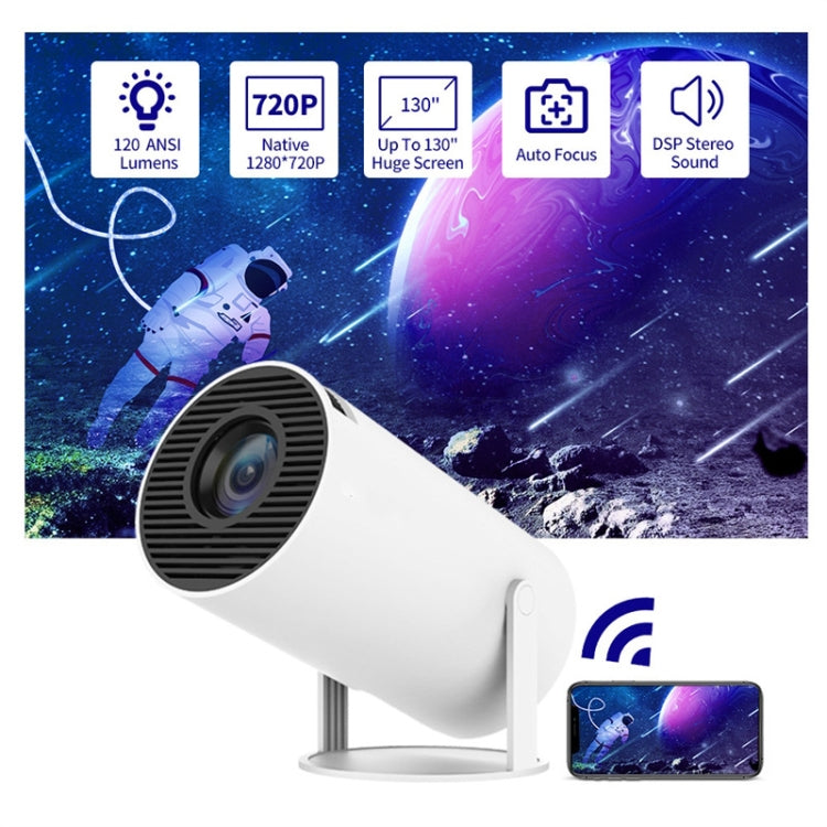HY300 Smart Projector Android 11.0 System 120 Lumen Portable Projector AU Plug - Mini Projector by PMC TechLife | Online Shopping South Africa | PMC TechLife