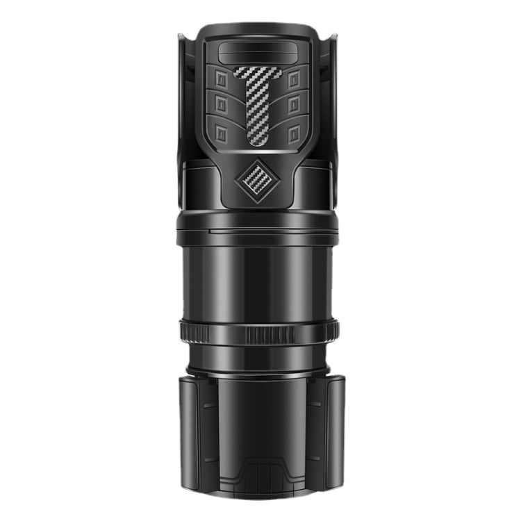 Carbon Fiber Multifunctional Car Modified Water Cup Holder Ashtray(Black) - Car Drink Holders by PMC TechLife | Online Shopping South Africa | PMC TechLife | Buy Now Pay Later Mobicred
