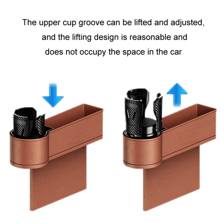Car Seat Gap Storage Box Car Water Cup Holder Ashtray, Color: Right Carbon Fiber - Stowing Tidying by PMC TechLife | Online Shopping South Africa | PMC TechLife | Buy Now Pay Later Mobicred