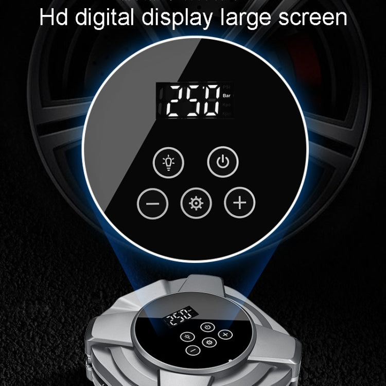 22 Cylinders Car Intelligent Digital Display Inflator Pump Portable Car Tire Pneumatic Engine(Black) - Inflatable Pump by PMC TechLife | Online Shopping South Africa | PMC TechLife