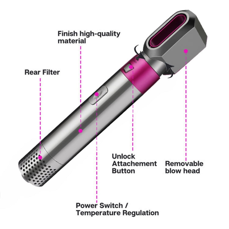 5 In 1 Hot Air Comb Automatic Curling Iron Square Model Hair Styling Comb Curling And Straightening, Plug: US Plug - Hair Curler by PMC TechLife | Online Shopping South Africa | PMC TechLife | Buy Now Pay Later Mobicred