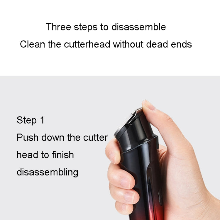 Rechargeable Home Hairdresser Electrical Hair Clippers Hair Shaving Device(Black) - Shavers & Accessories by PMC TechLife | Online Shopping South Africa | PMC TechLife | Buy Now Pay Later Mobicred