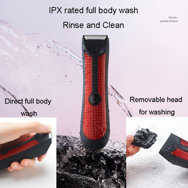 Women Electrical Hair Removal Instrument Shaving Knife Axillary Hair Shaver(Red) - Electric Shavers by PMC TechLife | Online Shopping South Africa | PMC TechLife | Buy Now Pay Later Mobicred