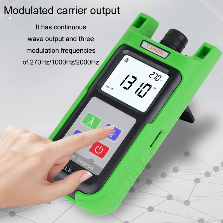 Komshine Handheld Laser Light Source Fiber Tester with LED Backlight, Model: KLS-35-M - free shipping - PMC Jewellery - Order now!