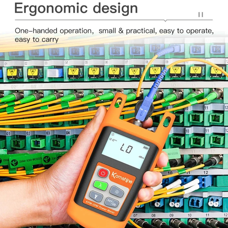 Komshine Mini Handheld Optical Power Meter Fiber Loss Measurement, Specification: KPM-25M-A/-70DBM to +6DBM - Fiber Optic Test Pen by Komshine | Online Shopping South Africa | PMC Jewellery | Buy Now Pay Later Mobicred