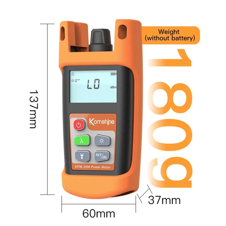 Komshine Mini Handheld Optical Power Meter Fiber Loss Measurement, Specification: KPM-25M-A/-70DBM to +6DBM - free shipping - PMC Jewellery - Order now!