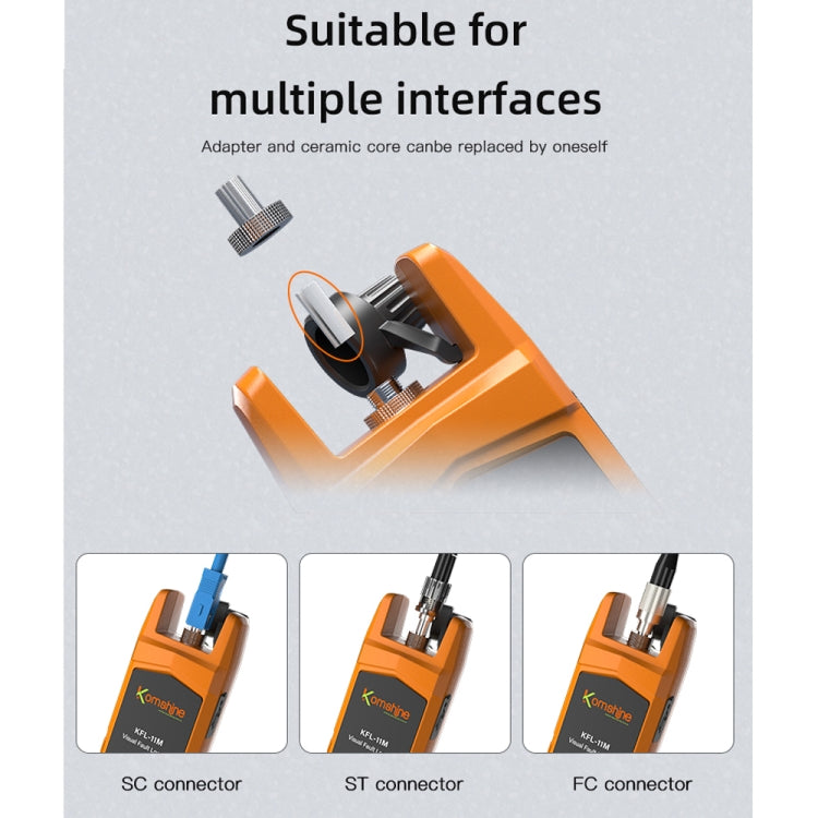 Komshine Mini Red Light Fiber Optic Test Pen, Model: KFL-11M-30 - free shipping - PMC Jewellery - Order now!