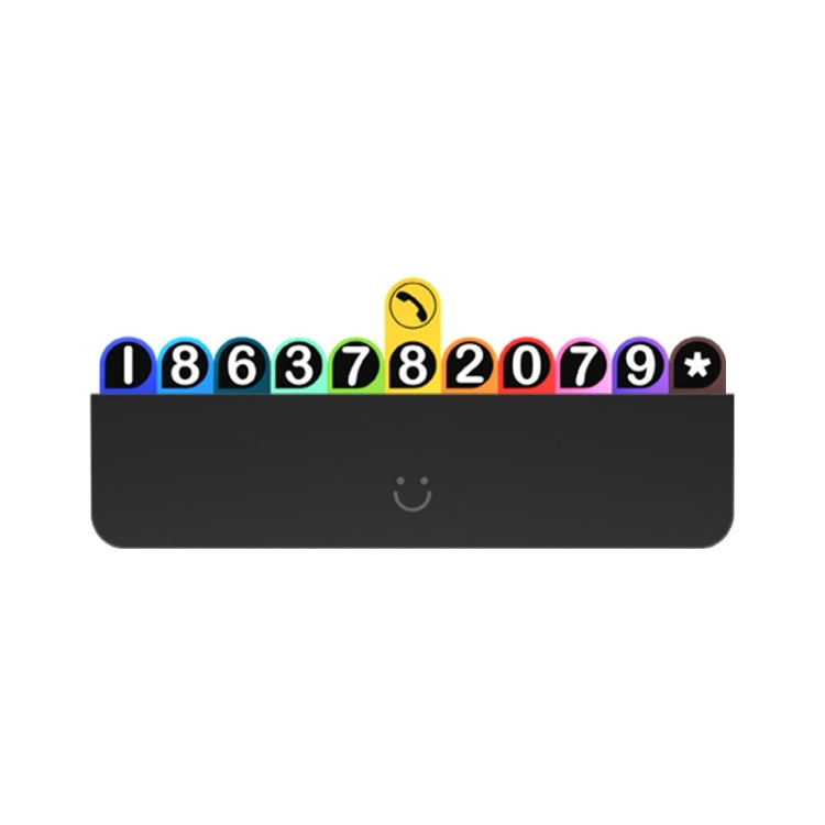 bbdd Temporary Parking License Plate Concealable Car Removal Number Plate(Rainbow Edition) - Parking Card by bbdd | Online Shopping South Africa | PMC TechLife | Buy Now Pay Later Mobicred