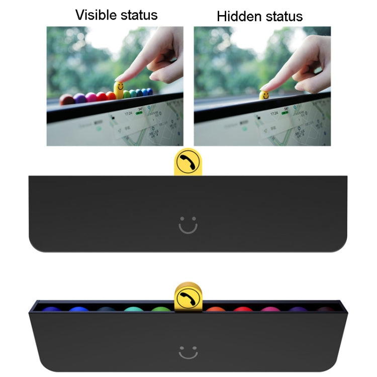 bbdd Temporary Parking License Plate Concealable Car Removal Number Plate(Rainbow Edition) - Parking Card by bbdd | Online Shopping South Africa | PMC TechLife | Buy Now Pay Later Mobicred