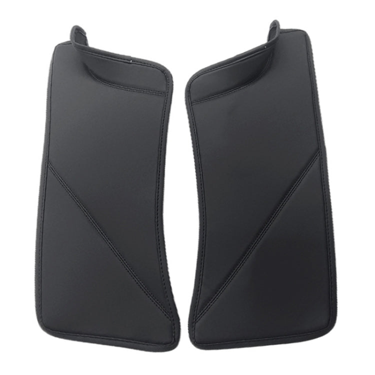 For Tesla Model Y Rear Door Built-In Sill Strip Rear Seats Anti-Kick Leather Protective Pad(Black) - Seat Accessories by PMC TechLife | Online Shopping South Africa | PMC TechLife | Buy Now Pay Later Mobicred