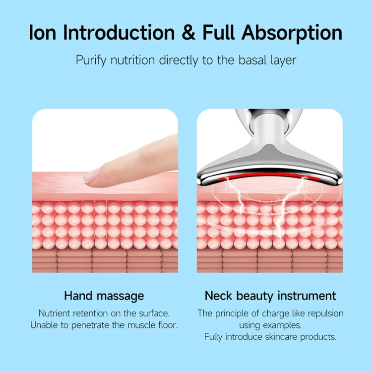 Electrical Neck Beauty Instrument Neck Massager Face Beauty Device, Style: Oval(Black) - free shipping - PMC TechLife - Order now!