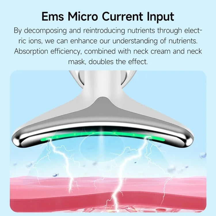 Electrical Neck Beauty Instrument Neck Massager Face Beauty Device, Style: Oval(Black) - free shipping - PMC TechLife - Order now!