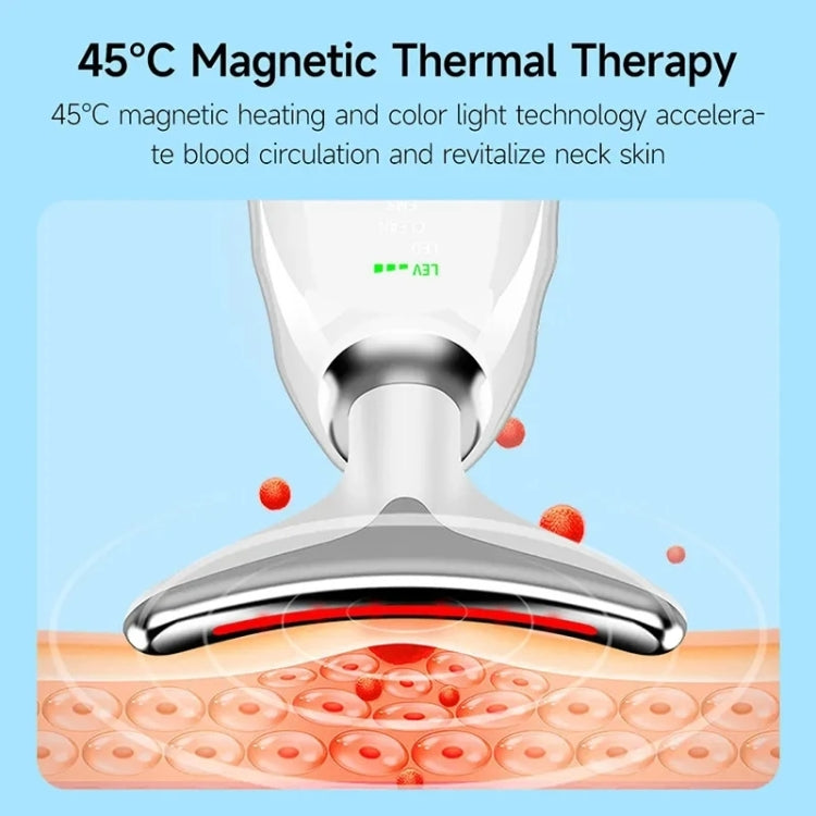 Electrical Neck Beauty Instrument Neck Massager Face Beauty Device, Style: Oval(Black) - free shipping - PMC TechLife - Order now!