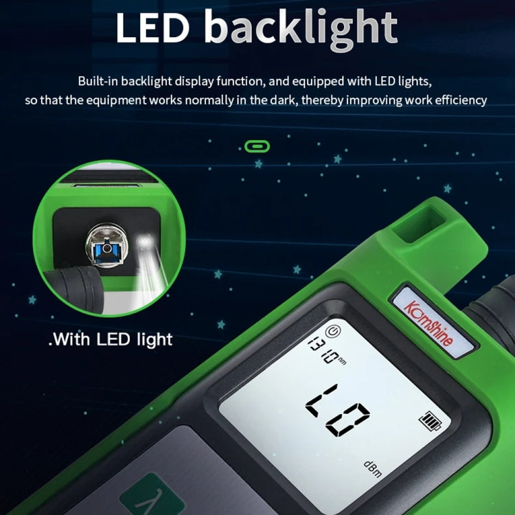 Komshine High-Precision Optical Power Meter Optical Cable Line Tester, Model: KPM-35-C/-50DBM to +26dBM - free shipping - PMC Jewellery - Order now!