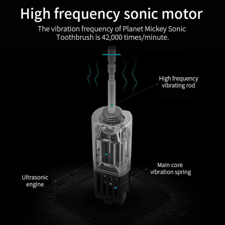 Rechargeable Ultrasonic Soft Bristle Electrical Toothbrushes Flosser 6 Gear With 4 Brushes(White) - Toothbrushes by PMC TechLife | Online Shopping South Africa | PMC TechLife | Buy Now Pay Later Mobicred