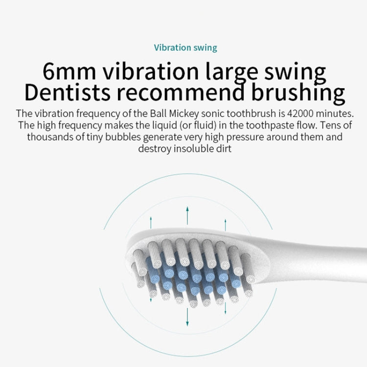 Rechargeable Ultrasonic Soft Bristle Electrical Toothbrushes Flosser 6 Gear With 4 Brushes(White) - Toothbrushes by PMC TechLife | Online Shopping South Africa | PMC TechLife | Buy Now Pay Later Mobicred