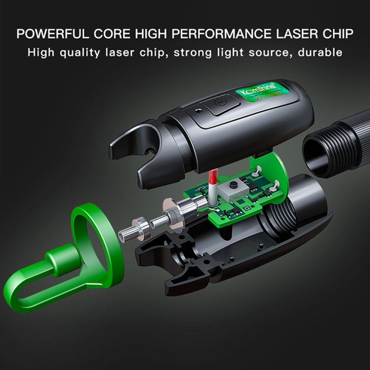 KomShine Metal Visible Laser Light Source Fiber Optic Red Light Pen, Model: KFL-11P-30MW - free shipping - PMC Jewellery - Order now!
