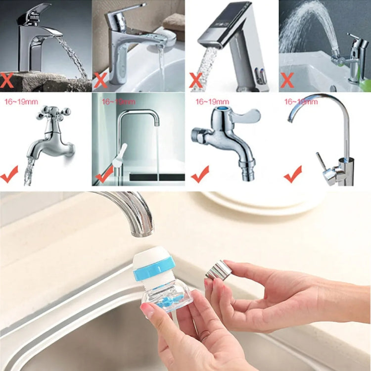 Kitchen Faucet Rotatable Filter Anti-Splash Water Saver Filter, Random Color Delivery(1 Generation) - Faucets & Accessories by PMC Jewellery | Online Shopping South Africa | PMC Jewellery | Buy Now Pay Later Mobicred