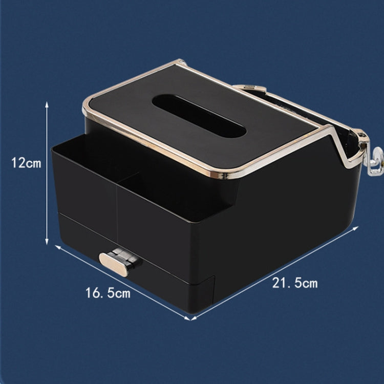 Car Tissue Box Multifunction Cup Holder Armrest Box Storage Box(Black) - Stowing Tidying by PMC Jewellery | Online Shopping South Africa | PMC Jewellery | Buy Now Pay Later Mobicred