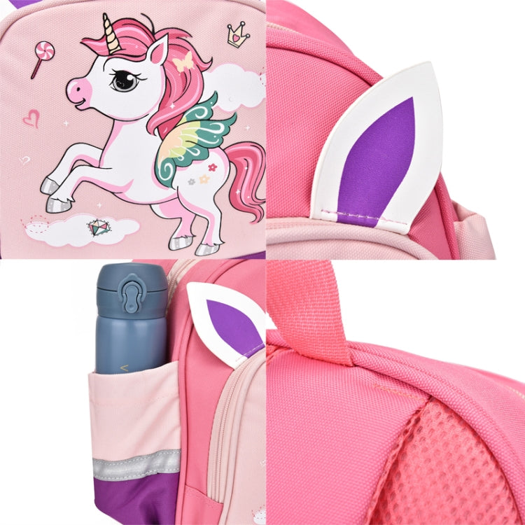 Children Cute Cartoon Shoulder Bag Kindergarten Schoolbag Casual Versatile Backpacks, Style: Pony (Purple) - Double-shoulder Bags by PMC Jewellery | Online Shopping South Africa | PMC Jewellery