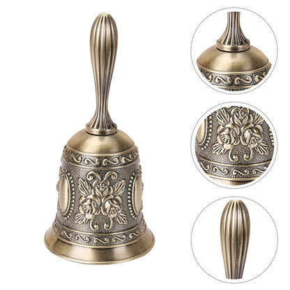 Rose Hand Shaking Bells Metal Crafts Ornaments Bar Bells(Bronze) - Ornaments by PMC Jewellery | Online Shopping South Africa | PMC Jewellery