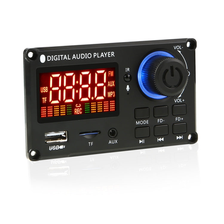 100W 12V TPA3116 Color Screen Power Amplifier Bluetooth Decoder Board With Recording Call(Silicone Remote Control) - Car MP3 & MP4 & MP5 by PMC TechLife | Online Shopping South Africa | PMC TechLife | Buy Now Pay Later Mobicred