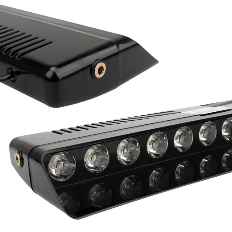 12 LED Car Front Suction Cup High Brightness Strobe Light(Red White Blue) - Warning Lights by PMC TechLife | Online Shopping South Africa | PMC TechLife | Buy Now Pay Later Mobicred