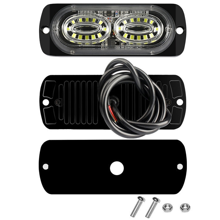 12W Car Side Signal Warning Light 24 LED Strobe Light(Yellow) - Warning Lights by PMC TechLife | Online Shopping South Africa | PMC TechLife | Buy Now Pay Later Mobicred