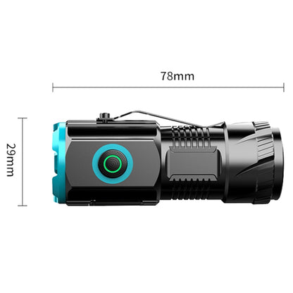 Mini Outdoor Dual Light Source Magnetic Hat Clip Multifunctional Portable Flashlight(without Battery) - Mini Flashlight by PMC Jewellery | Online Shopping South Africa | PMC Jewellery