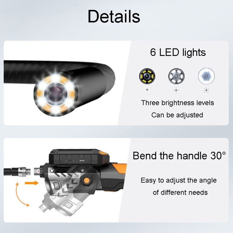 Teslong NTS300 5.5mm-3M  Dual Lens Waterproof 5 Inch HD Industrial Borescope Auto Repair Tools - free shipping - PMC TechLife - Order now!