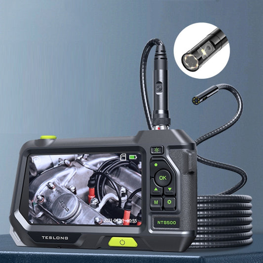 Teslong NTS500 5.5mm-3M Dual Lens 5 Inch Large Screen Industrial Pipe Borescope Industrial Inspection Tools -  by Teslong | Online Shopping South Africa | PMC Jewellery | Buy Now Pay Later Mobicred