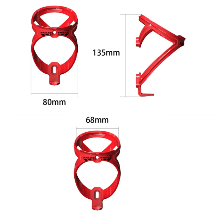ENLEE R-50 Plastic Bicycle Bottle Cage Road And Mountain Bike Cylinder Holder Cycling Accessories(Purple) - Holders by ENLEE | Online Shopping South Africa | PMC TechLife | Buy Now Pay Later Mobicred