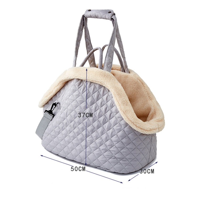 Pet Handbag Autumn And Winter Shoulder Cat Outing Bag, Color: Large Navy Blue - Pet Bags by PMC TechLife | Online Shopping South Africa | PMC TechLife | Buy Now Pay Later Mobicred
