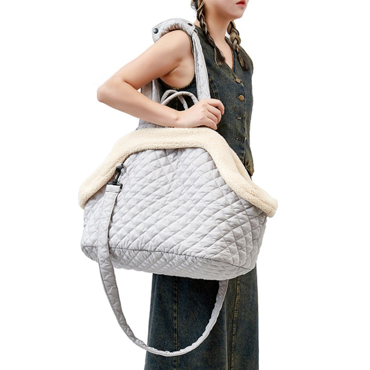 Pet Handbag Autumn And Winter Shoulder Cat Outing Bag, Color: Large Navy Blue - Pet Bags by PMC TechLife | Online Shopping South Africa | PMC TechLife | Buy Now Pay Later Mobicred