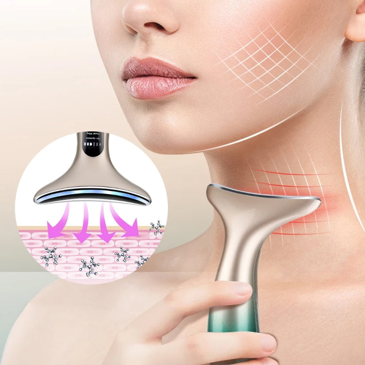 HY38 EMS Micro-Current Constant Temperature Neck Beauty Instrument Facial Introduction Device(Black) - Beauty Instrument by PMC TechLife | Online Shopping South Africa | PMC TechLife