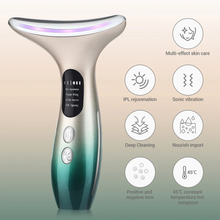 HY38 EMS Micro-Current Constant Temperature Neck Beauty Instrument Facial Introduction Device(Black) - Beauty Instrument by PMC TechLife | Online Shopping South Africa | PMC TechLife