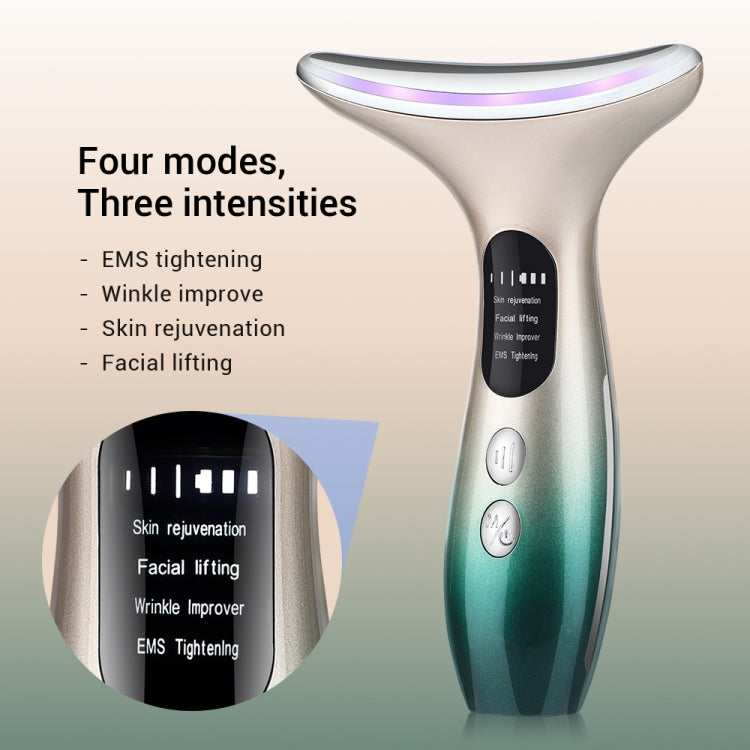 HY38 EMS Micro-Current Constant Temperature Neck Beauty Instrument Facial Introduction Device(Black) - Beauty Instrument by PMC TechLife | Online Shopping South Africa | PMC TechLife