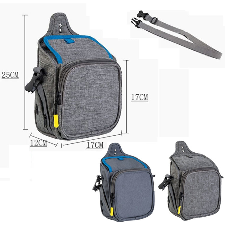 25x17x12cm Portable Pet Training Bag For Outings Dog Pet Snack Waist Bag(Light Gray) - Pet Bags by PMC TechLife | Online Shopping South Africa | PMC TechLife | Buy Now Pay Later Mobicred