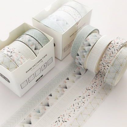 5rolls /Box 3m Washi DIY Decoration Handbook Tape Set, Color: Pine - Tape & Solid glue by PMC Jewellery | Online Shopping South Africa | PMC Jewellery